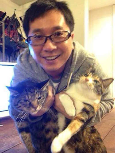 田中裕二と二匹の飼い猫